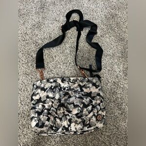 lululemon athletica Black and Gray Crossbody Bag